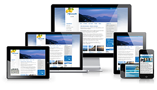 Web development process illustration